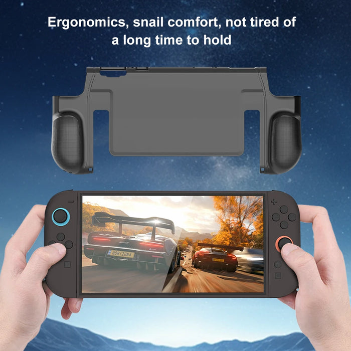 For Switch 2 Transparent Tpu Case Protective Case Sleeve Hand Shell Ergonomic Handle Grip Cover With Stand For Nintendo Switch 2