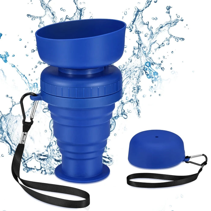 Portable Pet Water Bottle Bowl 500Ml