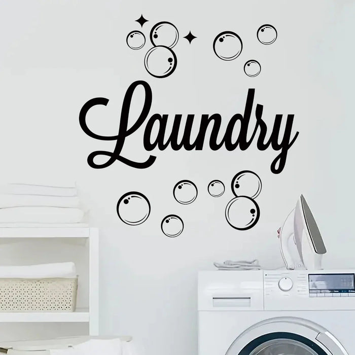 Laundry Room Wall Stickers Home Decor Decals