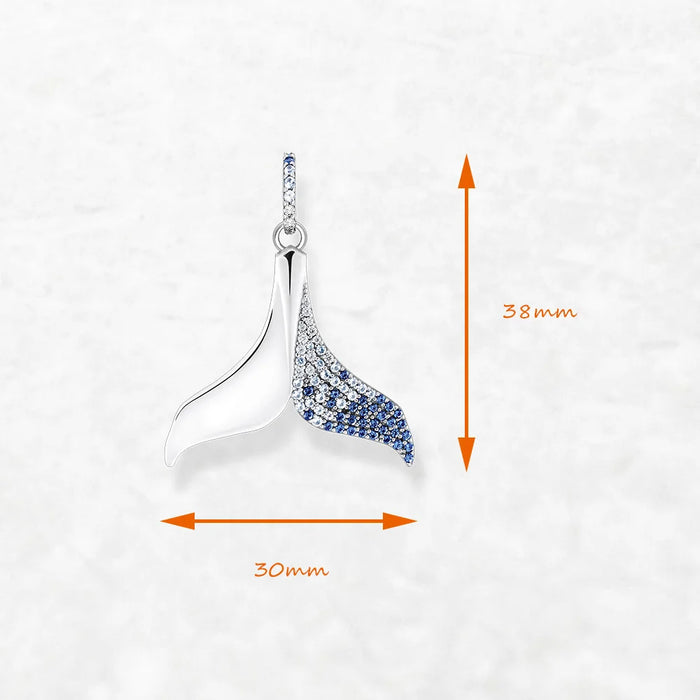 925 Sterling Silver Dolphin Jewelry Set Fin Ring Ear Studs Pendant Trendy Gift For Women