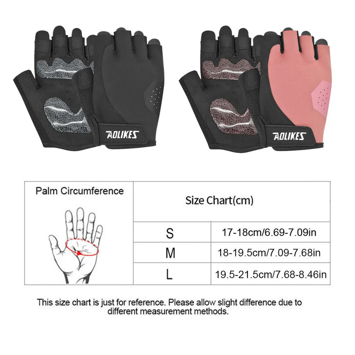 Lightweight Workout Gloves For Weightlifting & Cycling Excellent Grip