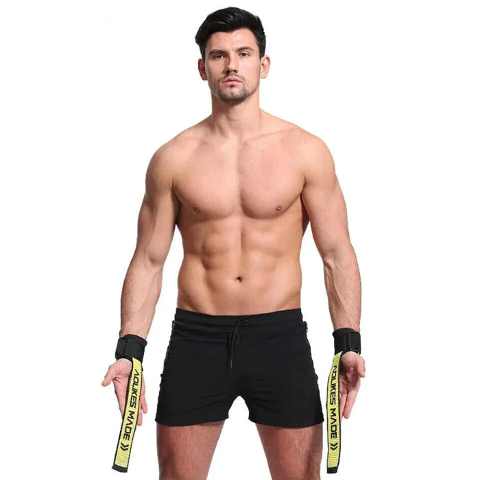 Pair of Anti Slip Weightlifting Straps Strength Training Wrist Support