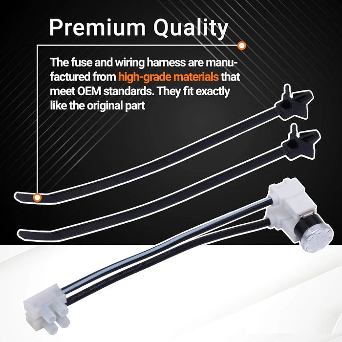 W10258275 Dishwasher Bimetal Thermal Fuse For Whirlpool & Kenmore Dishwashers - Replaces 661663 Ps2360984 Ap4423189