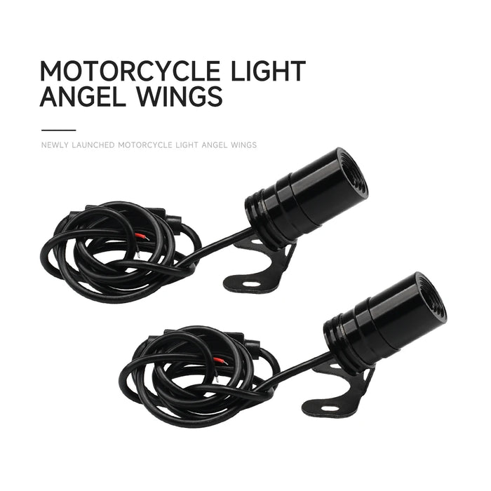 Universal Motorcycle Angel Wings Laser Lights 2Pcs