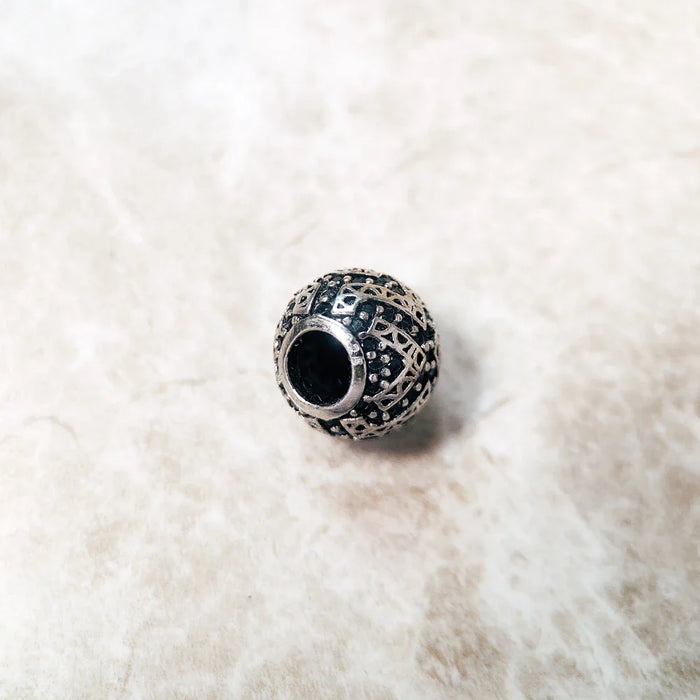 925 Sterling Silver Rebel Street Karma Charm Bead For European Jewelry