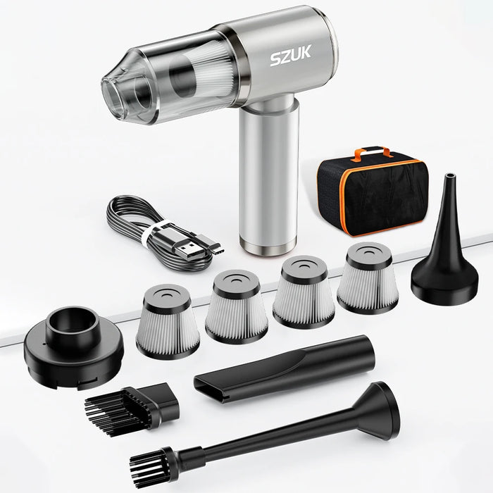 Portable Car Vacuum Cleaner 2 In 1 Handheld & Blower