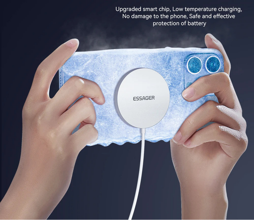 15W Magnetic Qi Wireless Chargers Fast Charging For Iphone 14 13 12 Pro Max Pd Fast Charging For Xiaomi Pad Adapter