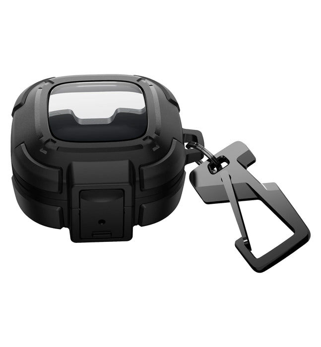 For Samsung Galaxy Buds Fe / Buds 2 Pro / Buds 2 / Buds Pro / Buds Rugged Bumper Shockproof Case With Secure Lock Keychain