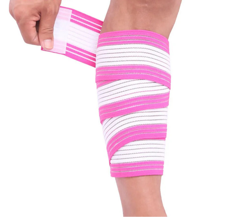 90Cm Calf Compression Bandage Sleeve For Pain Relief & Support