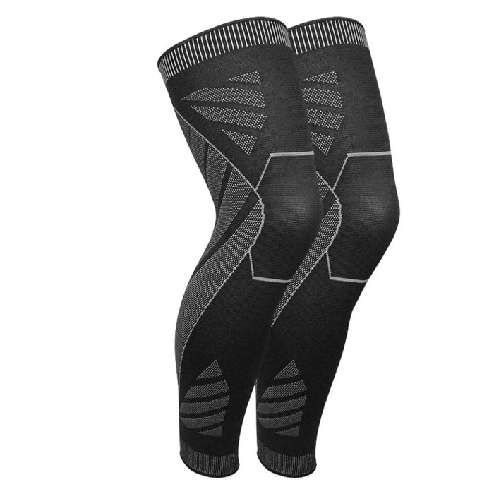 Full Leg Compression Sleeves For Knee Support Basketball Football Pain Relief