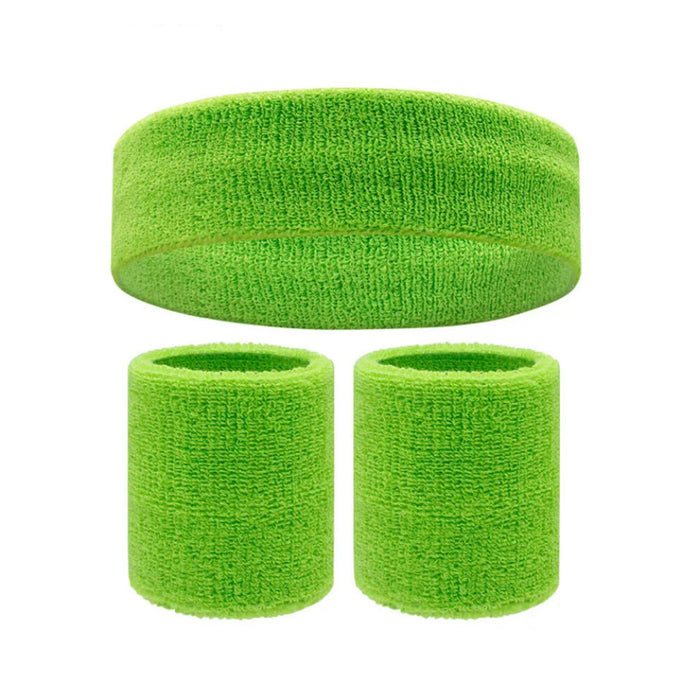 Men Sweat Band Set Ideal For Sports & Workouts
