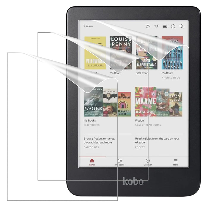 For Kobo Clara Colour 6 Inch 2024 / Kobo Clara Bw 6 Inch 2024 / Kobo Clara 2E 6 Inch 2022 Anti-Glare Premium Pet 3-Pack Screen Protector