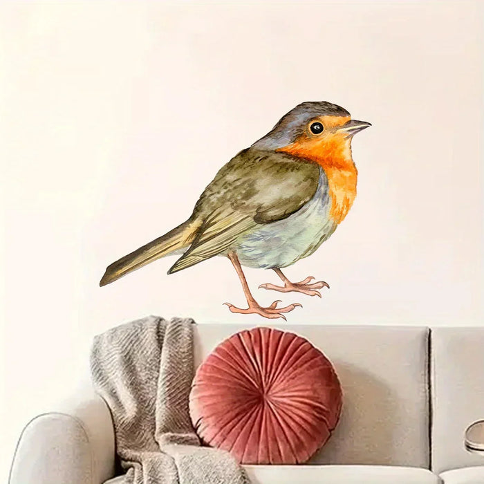 Charming Watercolour Bird Window Stickers For Home Decor