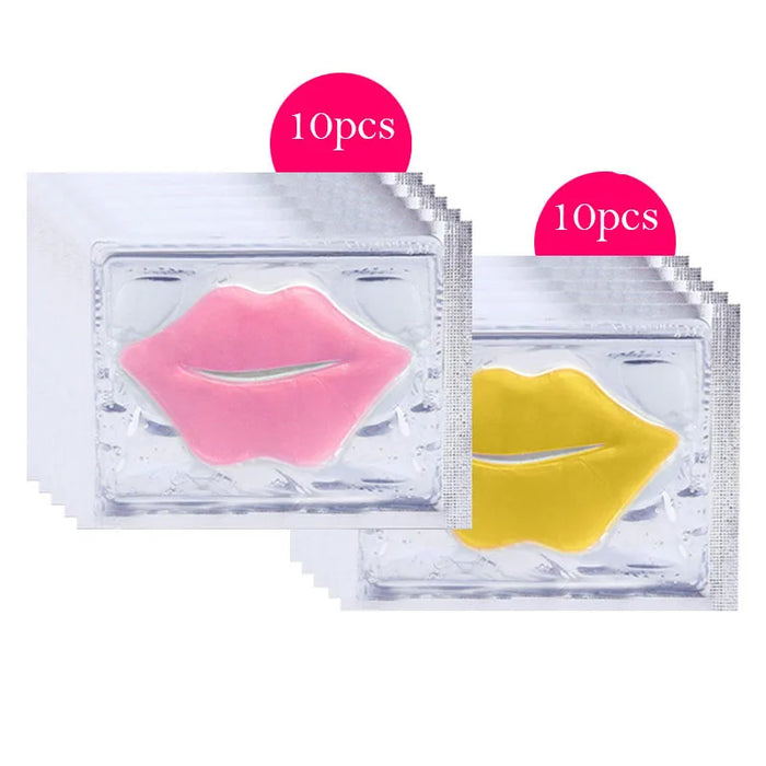 20 Crystal Collagen Lip Patches Moisturizing & Brightening Lip Mask For Nourished Lips