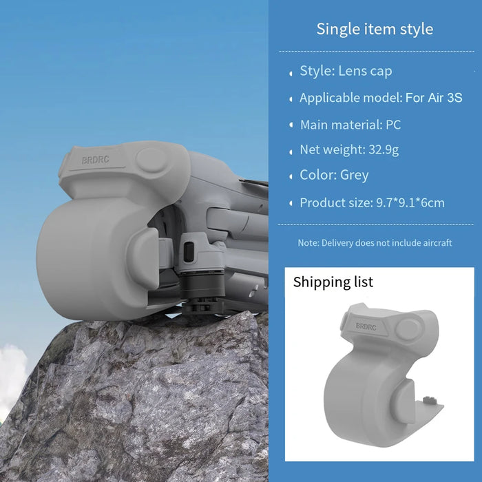 Lens Protection Cover For Dji Air 3S Drone Gimbal Lens Protection Cover Anti-Collision Lens Protective Cover For Dji Air 3S