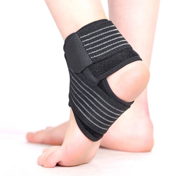Pair of Ankle Support Brace For Sports Elastic Strap