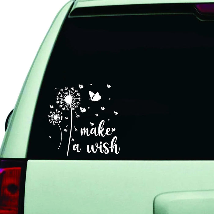 Decorative Butterfly & Dandelion Car Sticker Window Decal