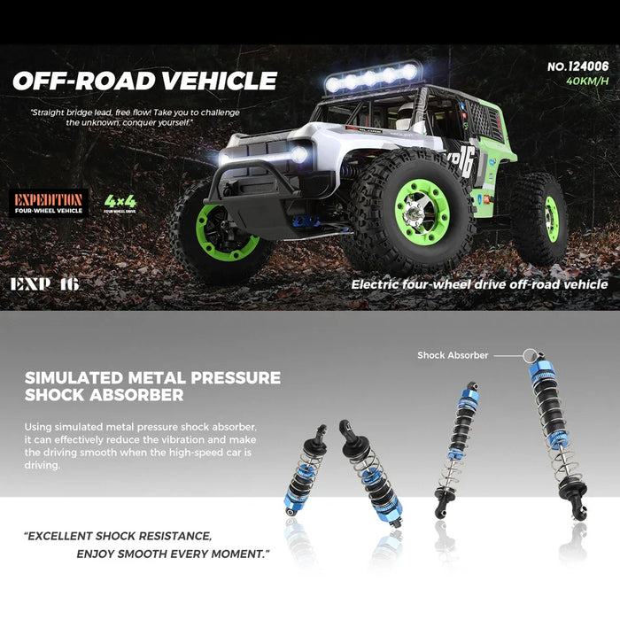 1/12 Rc Car 4x4 Off Road Truck LED Lights