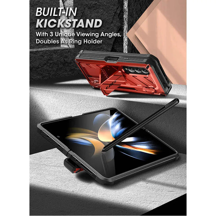 For Samsung Galaxy Z Fold 4 2022 Dual Layer Rugged Ub Pro Case With Built-In Screen Protector