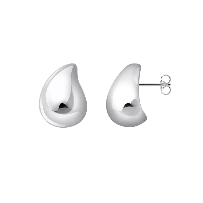 925 Sterling Silver Autumn Tear Water Drop Earrings Fine Jewelry For Women