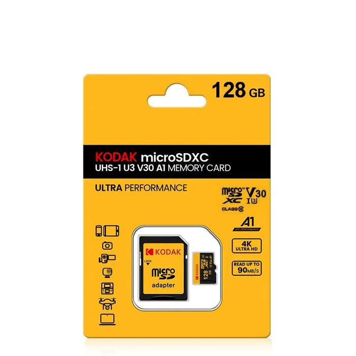 Kodak High Speed 256gb Micro Sd Card Class 10 4k Tf Mecard C10