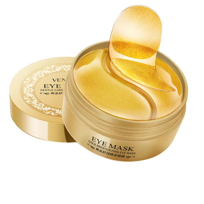 60 Piece 24K Gold Collagen Eye Mask For Dark Circles & Anti Aging