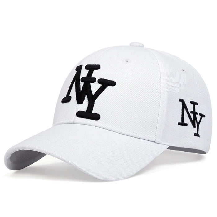 Ny Letter Embroidery Baseball Cap Adjustable Sun Hat