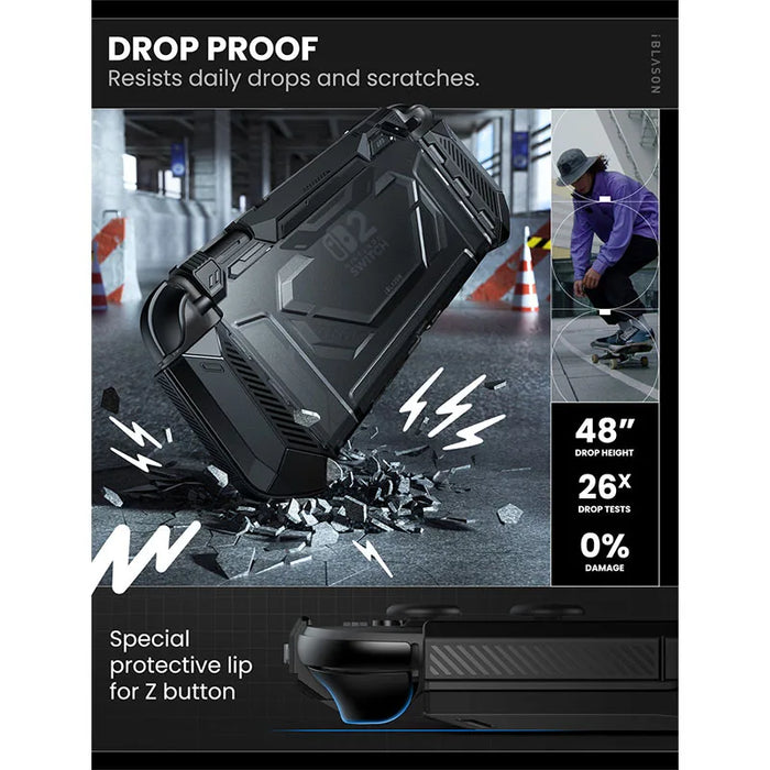 For Nintendo Switch 2 2025 Matrix Lite Ergonomic Grip Quick-Release Joycon Holder Protective Case