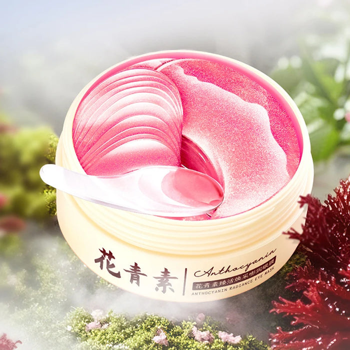 60 Piece Anthocyanin Lutein Eye Mask For Dark Circles & Anti Aging