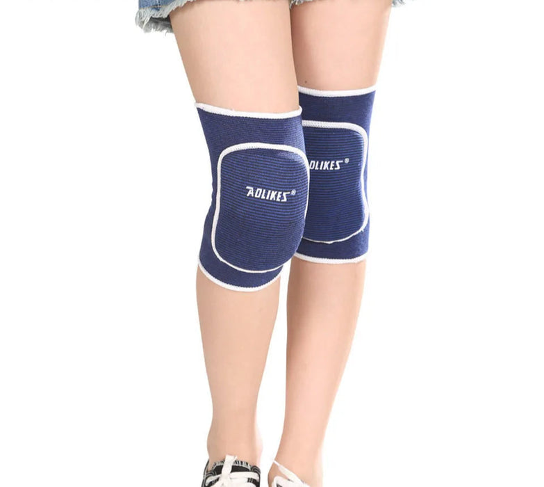 Pair of Kids Thick Sponge Knee Pads For Sports And Gym