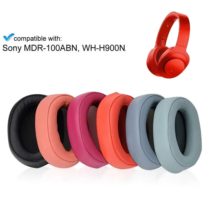 Pair of Memory Foam Earpads For Sony Wh H900N Headphones Replacement Cushions For Mdr 100Abn Ear Cushions Headset Case