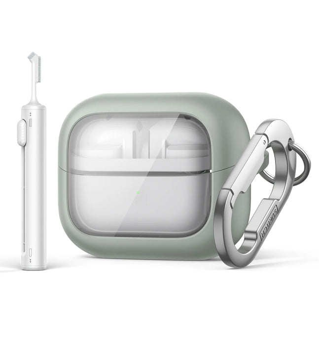 For Samsung Galaxy Buds 3 Pro / Galaxy Buds 3 Magnetic Bumper Rugged Shockproof Protective Case With Anti-Lost Keychain