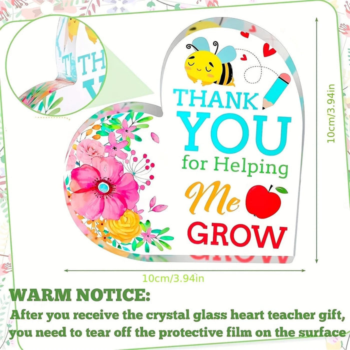 Retirement Teacher Gift For Women Acrylic Love Letterhead