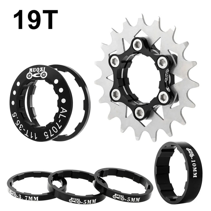 Single Speed Cassette Cog Conversion Kit 12 22T