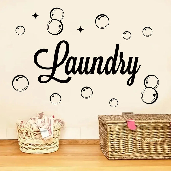 Laundry Room Wall Stickers Home Decor Decals