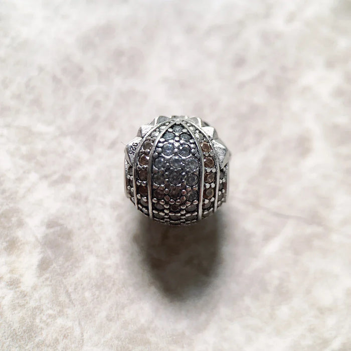 925 Sterling Silver Autumn Owl Bead Charm For Women & Men