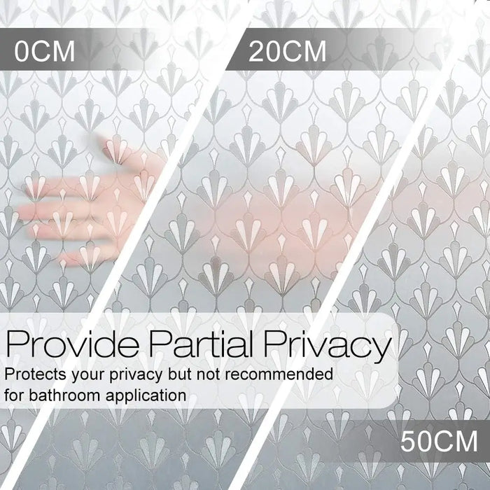 Decorative Window Film For Privacy - High-Quality Static Cling - Office Bedroom Kitchen
