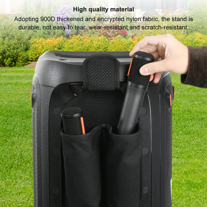Mic Hanger Storage Holder For Jbl Partybox Mic Organizer Bag Microphone Carrying Case Microphone Bag Microphone Accessories