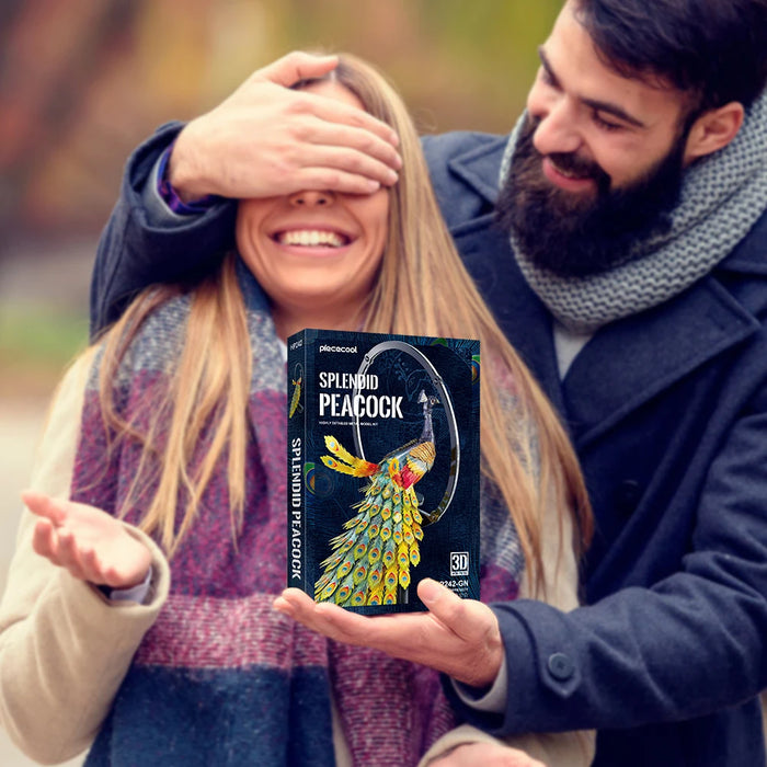 Peacock 3D Metal Puzzle Kit Diy Gift For Teens