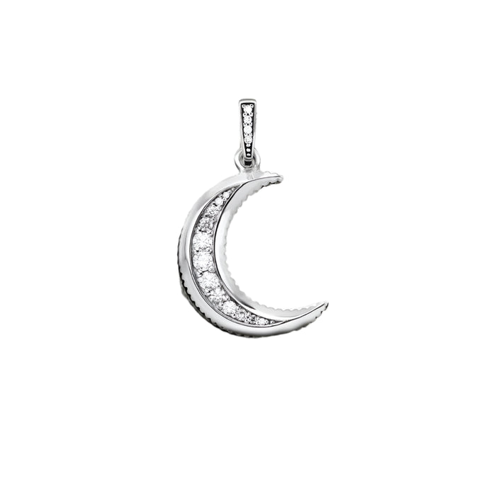 925 Sterling Silver Bohemian Moon Pendant Royalty Collection
