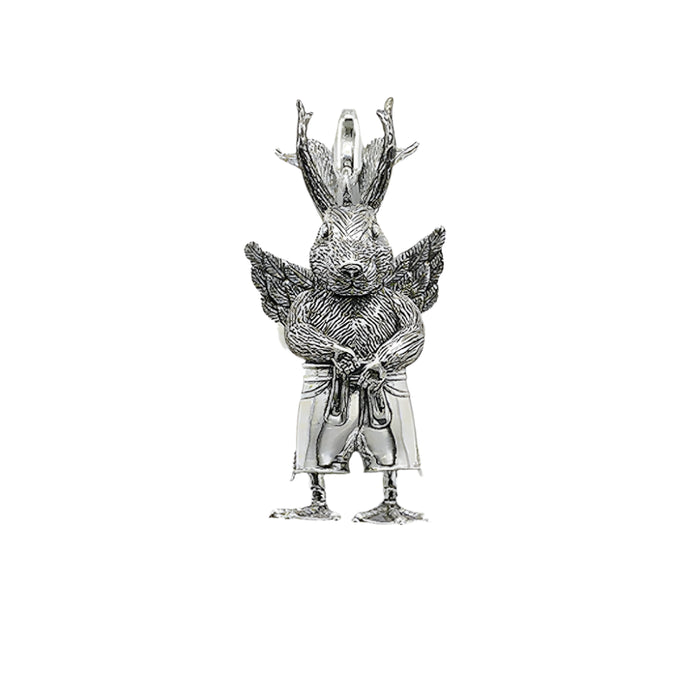 925 Sterling Silver Summer Strange Rabbit Pendant Rebel Jewelry For Women & Men