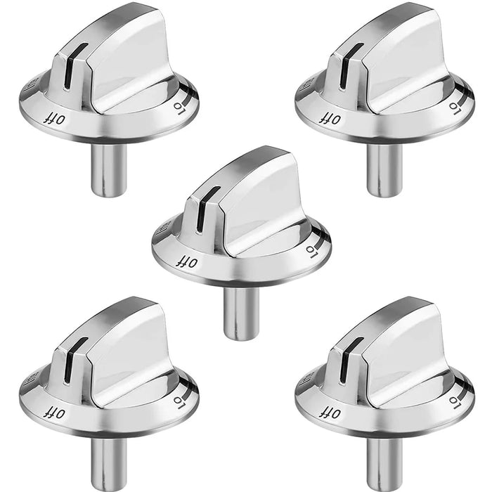 5 Pieces 5304525746 Gas Stove Knob For Frigidaire Gas Stove Knobs 5304504839 4960519 Ap6997304 Ps16227241 Eap16227241