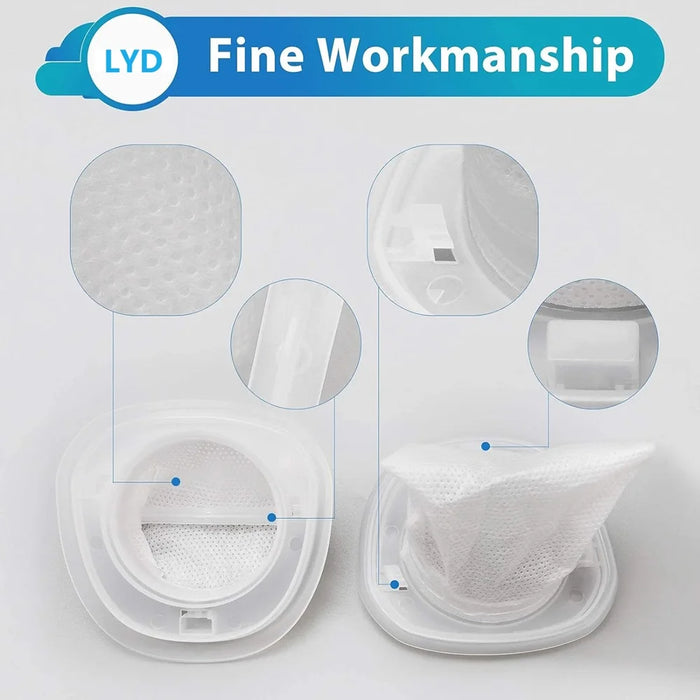 Hnvcf10 Filter Compatible With Black + Decker Hand Vacuums Hnvc215Bw52 Hnvc215B10 Hnvc115J06 Hnvc115B22 6 Pack