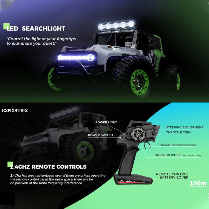 1/12 Rc Car 4x4 Off Road Truck LED Lights