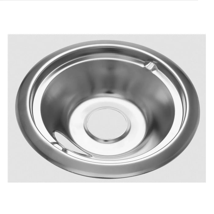 Wb31M20 Wb31M19 Porcelain Drip Pans For - 2 6-Inch And 2 8-Inch Pans 4 Pack Sliver Porcelain