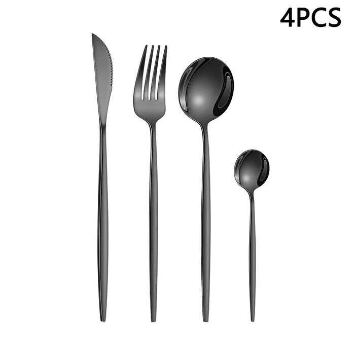 4 / 6 / 16 / 24 Piece Portuguese Style Cutlery Set For Home Restaurant Or Hotel