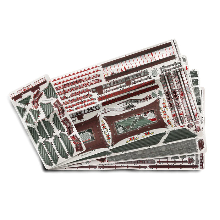 232 Piece Metal 3D Puzzle Set For Adults Daming Palace Model Kit