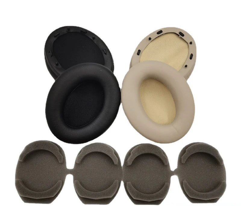 Pair of Replacement Ear Pads For Sony Wh 1000Xm2 / 3 / 4 Headphones Foam Cushions With Buckle