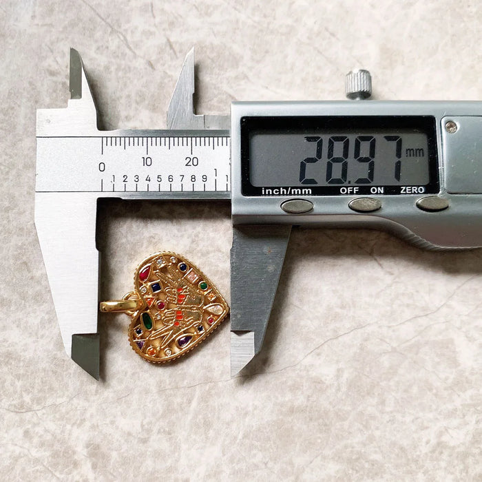 925 Sterling Silver Boho Love & Peace Pendant Energy Jewelry For Women & Men