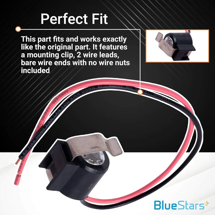 4 Pieces W10225581 Refrigerator Bimetal Defrost Thermostat For Whirlpool Kenmore Ps11750673 Ap6017375 2188824 2321799 W10260437